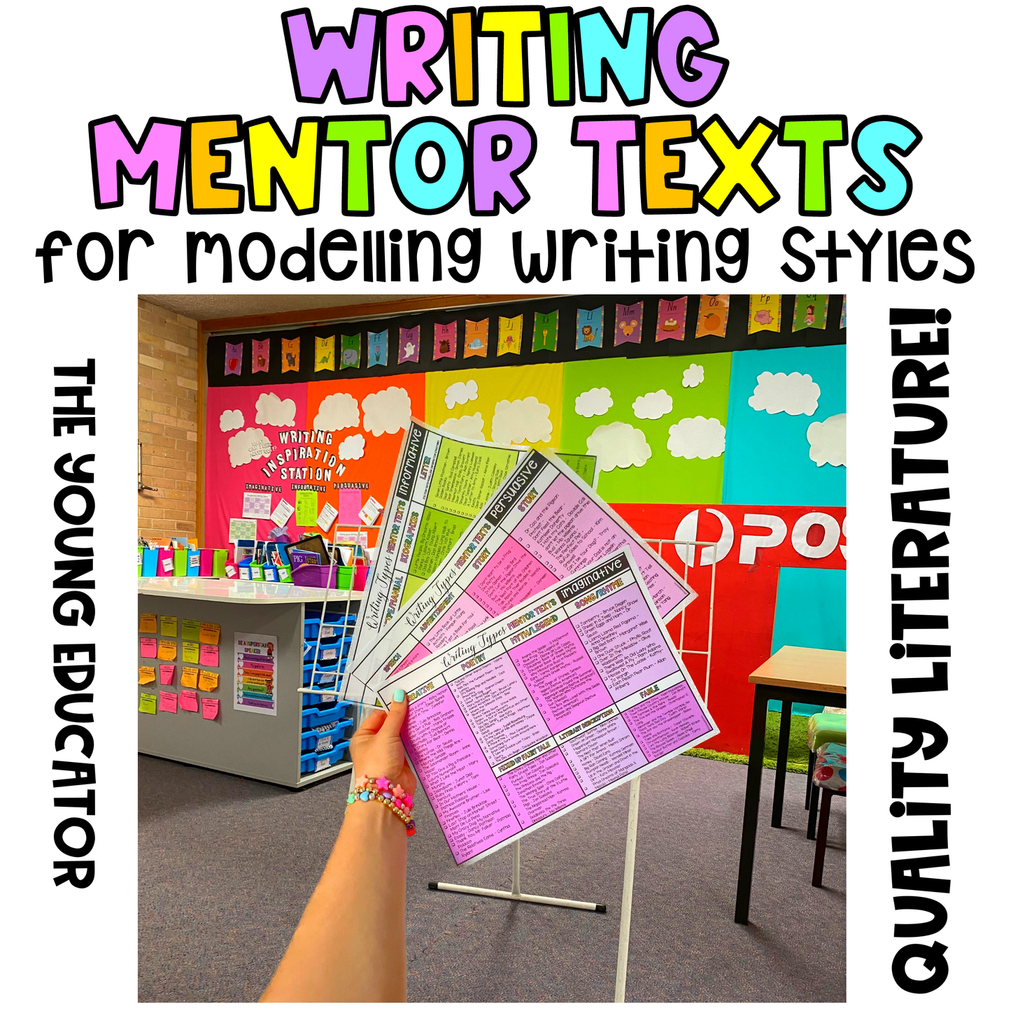 MENTOR TEXTS BUNDLE - GROWING | Editable Template | Model Texts Tracker