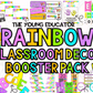 RAINBOW CLASSROOM DECOR BOOSTER PACK