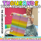 Large 1025 Number Chart Poster for Classroom, perfect for math learning and number recognition