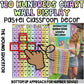 120 Hundreds Chart Poster – pastel math chart for classroom number sense activities.