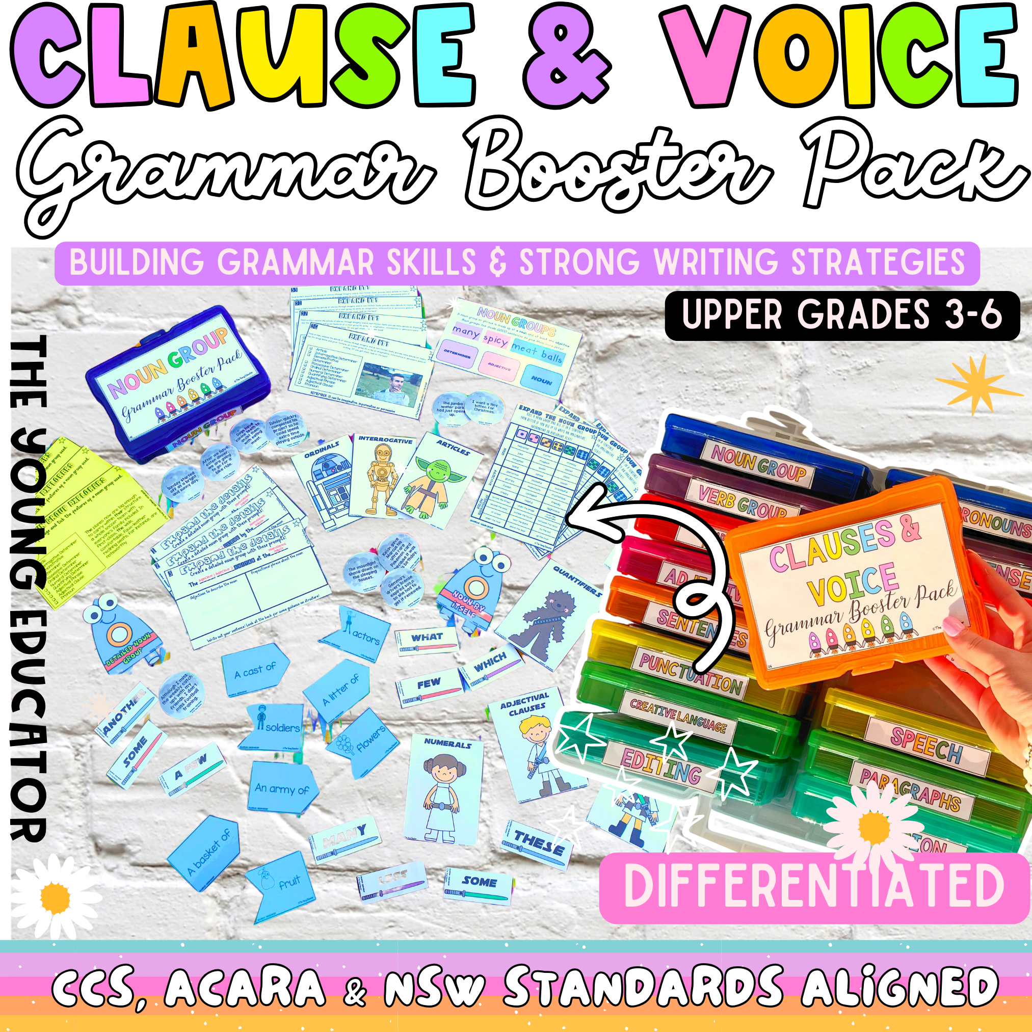 Write Booster 14. CLAUSE & VOICE UPPER GRADES GRAMMAR BOOSTER PACK – The Young Educator