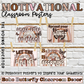 Classroom Motivational Positive Poster Pack | Boho Butterfly Decor Theme | Motivational Pack