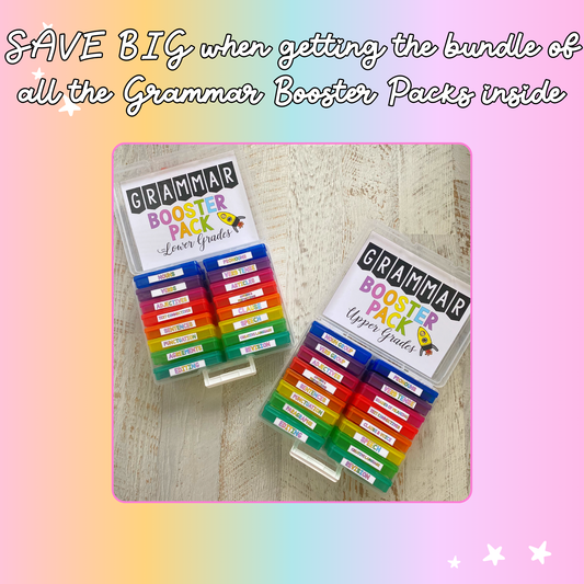 8. PARAGRAPHS UPPER GRADES GRAMMAR BOOSTER PACK