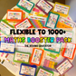 FLEXIBLE TO 1000 AND BEYOND STRATEGIES - 8/8 Maths Booster Pack | Number Sense Task Box | Addition & Subtraction Strategies | Whole Number | Upper Elementary Math