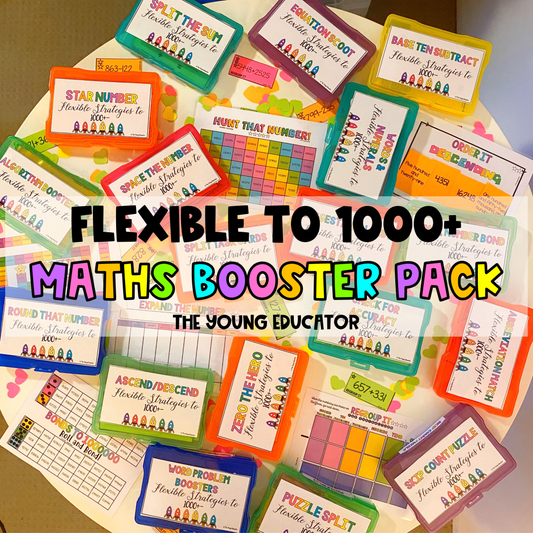 FLEXIBLE TO 1000 AND BEYOND STRATEGIES - 8/8 MATHS BOOSTER PACK
