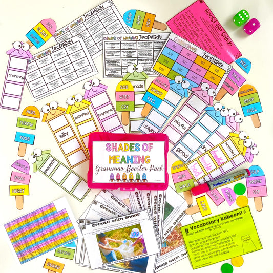 5. SHADES OF MEANING UPPER GRADES GRAMMAR BOOSTER PACK