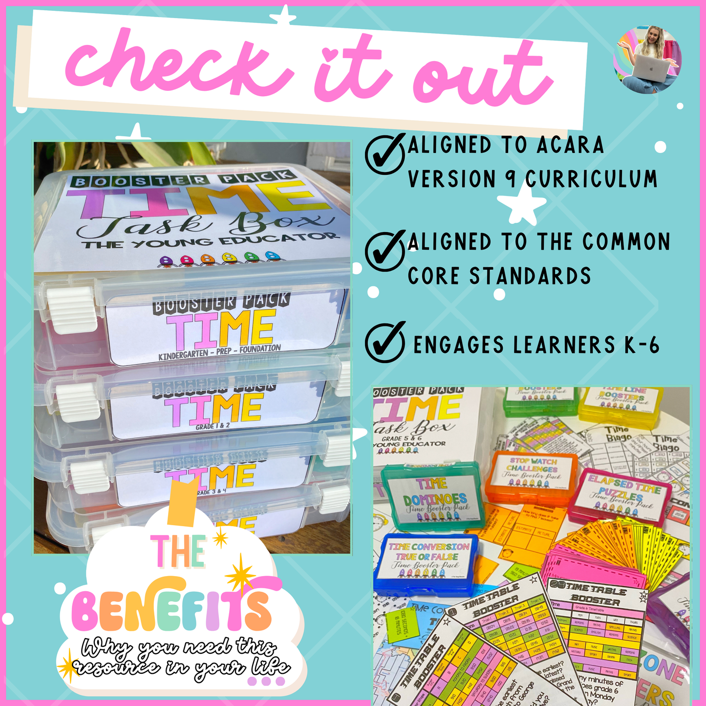 TIME BOOSTER PACK Bundle - Maths Activity Pack Bundle *differentiated* K-6!