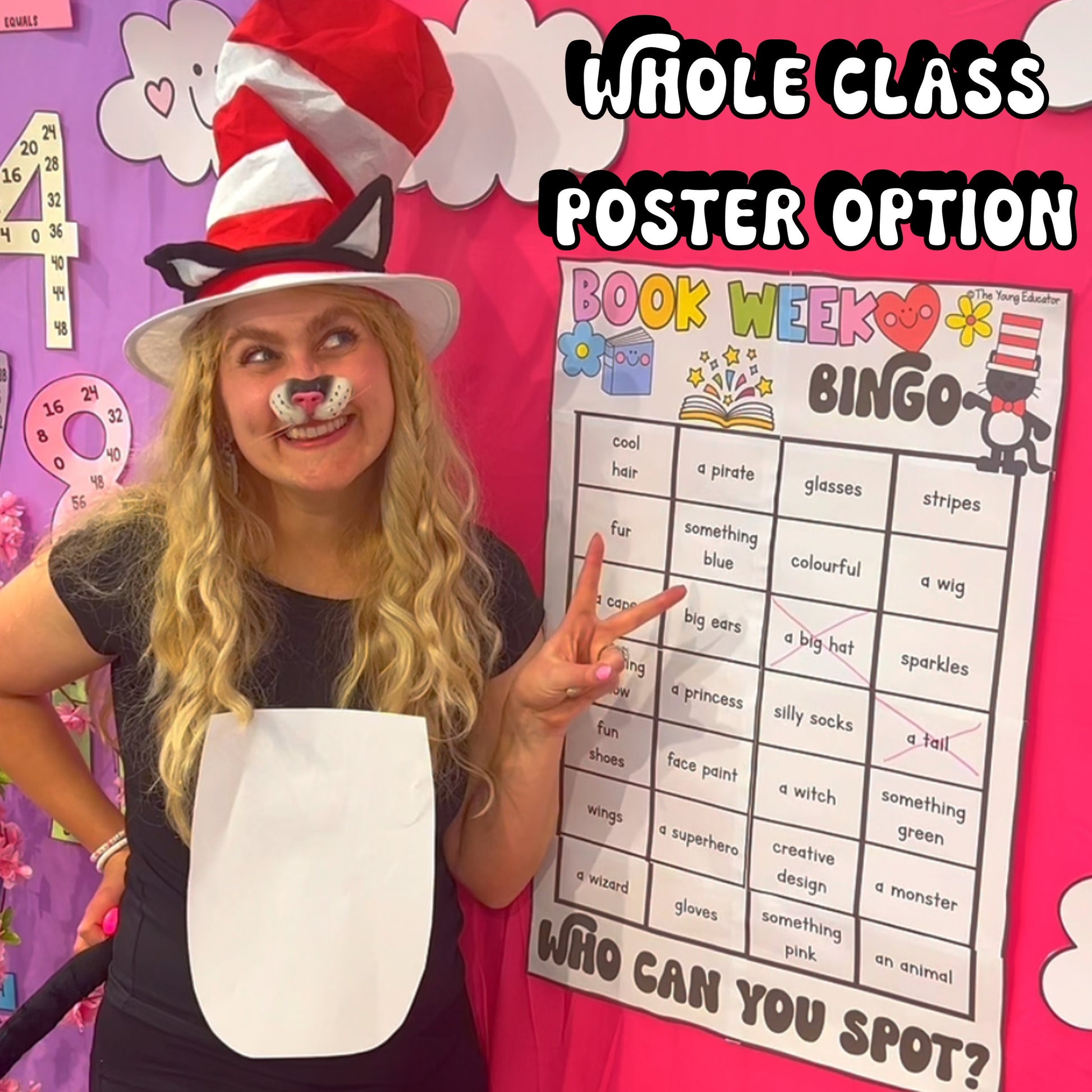 Fun Book Week classroom activities featuring book character BINGO for students.
