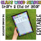 Editable Class Word Search Activity – Fun & Personalized Find-a-Word Puzzle for Back to School, End of Year, & Christmas. Instant Download!