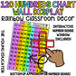 Interactive hundreds chart printable with number sense window for student practice.
