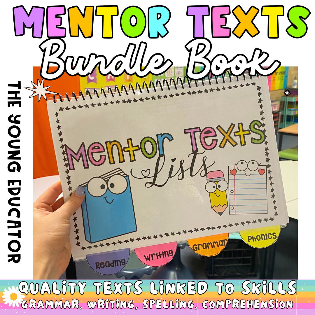 MENTOR TEXTS BUNDLE - GROWING | Editable Template | Model Texts Tracker