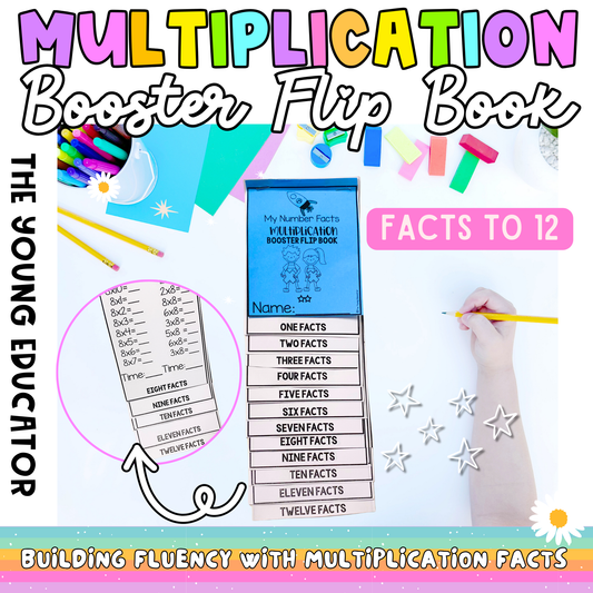 MULTIPLICATION BOOSTER FLIP BOOK - MULTIPLICATION FACTS