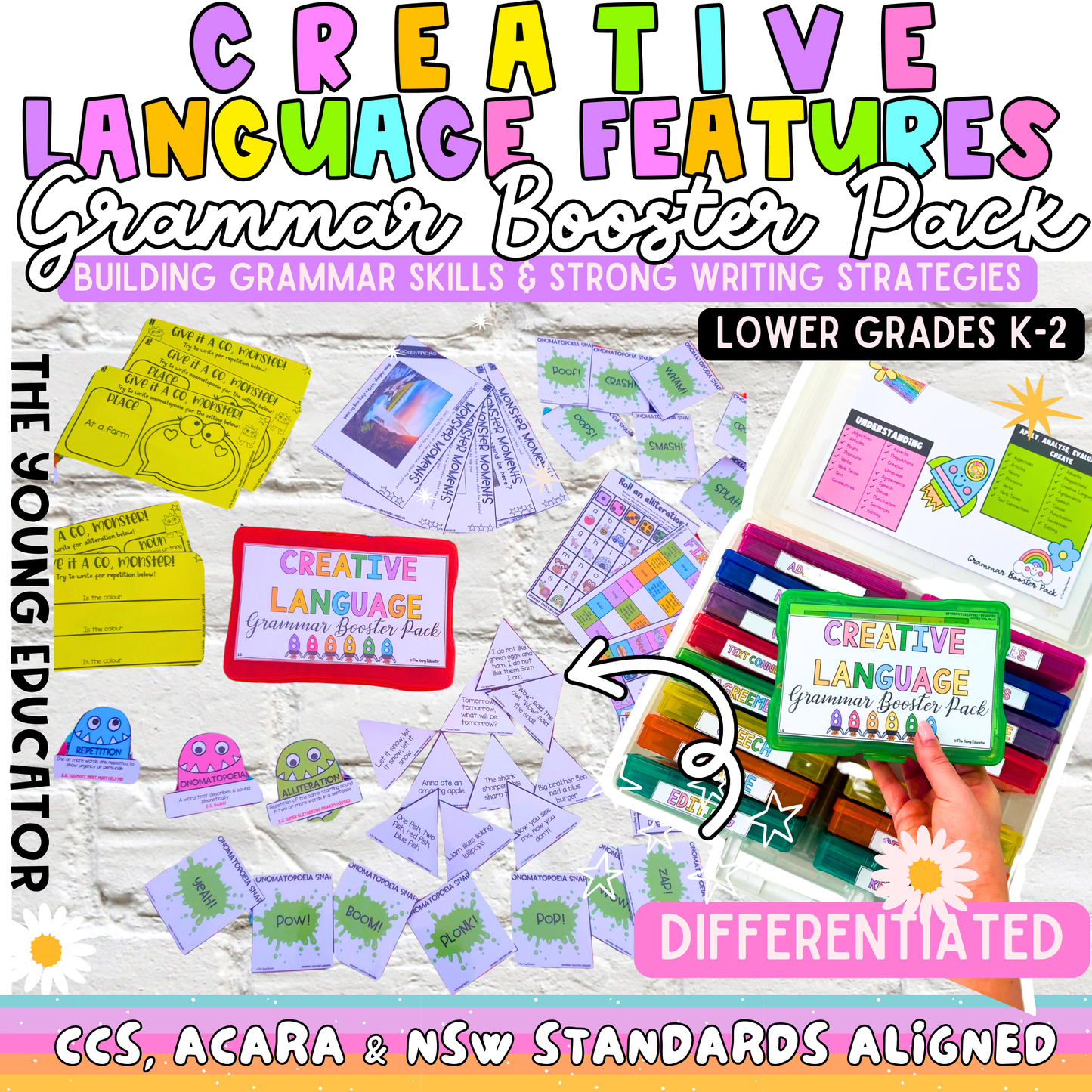 15. CREATIVE LANGUAGE LOWER GRADES GRAMMAR BOOSTER PACK