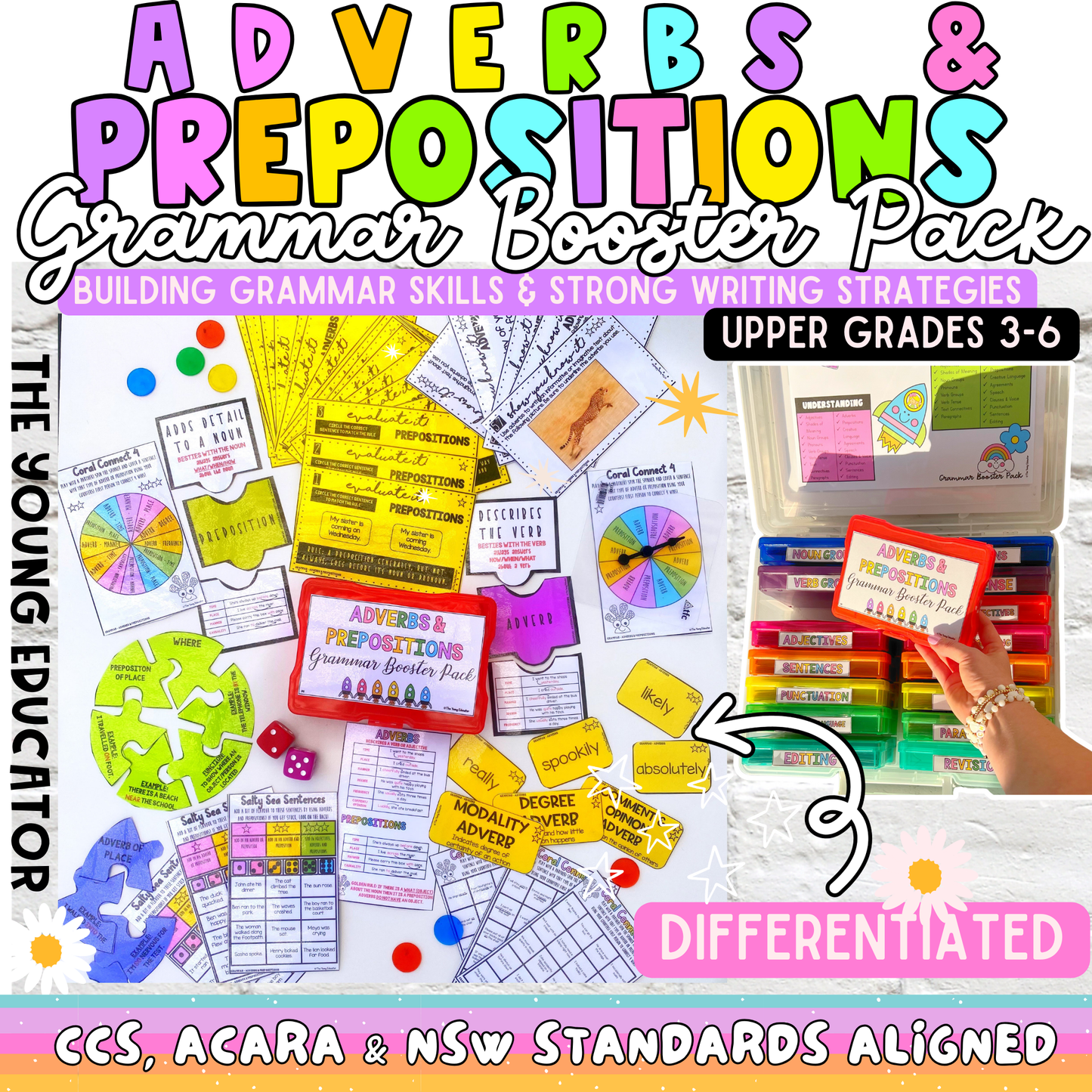 10. ADVERBS & PREPOSITONS UPPER GRADES GRAMMAR BOOSTER PACK