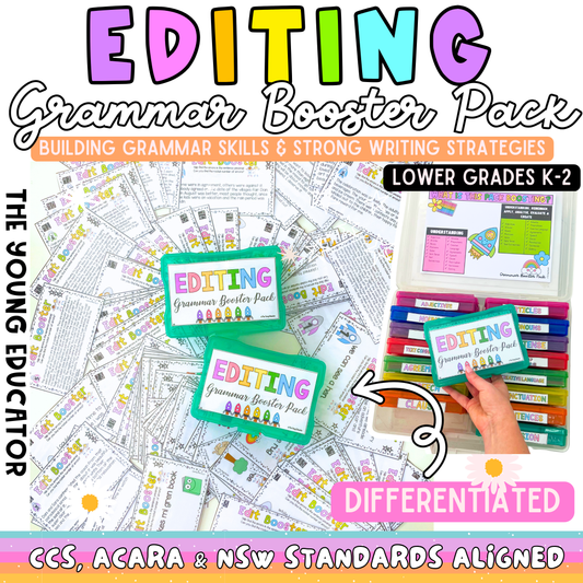 9. EDITING LOWER GRADES GRAMMAR BOOSTER PACK