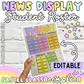 PASTEL RAINBOW NEWS DISPLAY