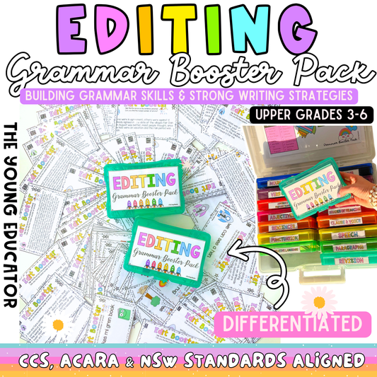 9. EDITING UPPER GRADES GRAMMAR BOOSTER PACK