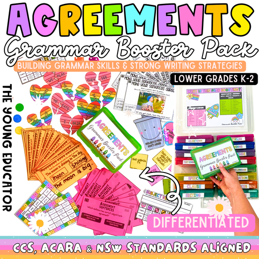 8. AGREEMENTS LOWER GRADES GRAMMAR BOOSTER PACK