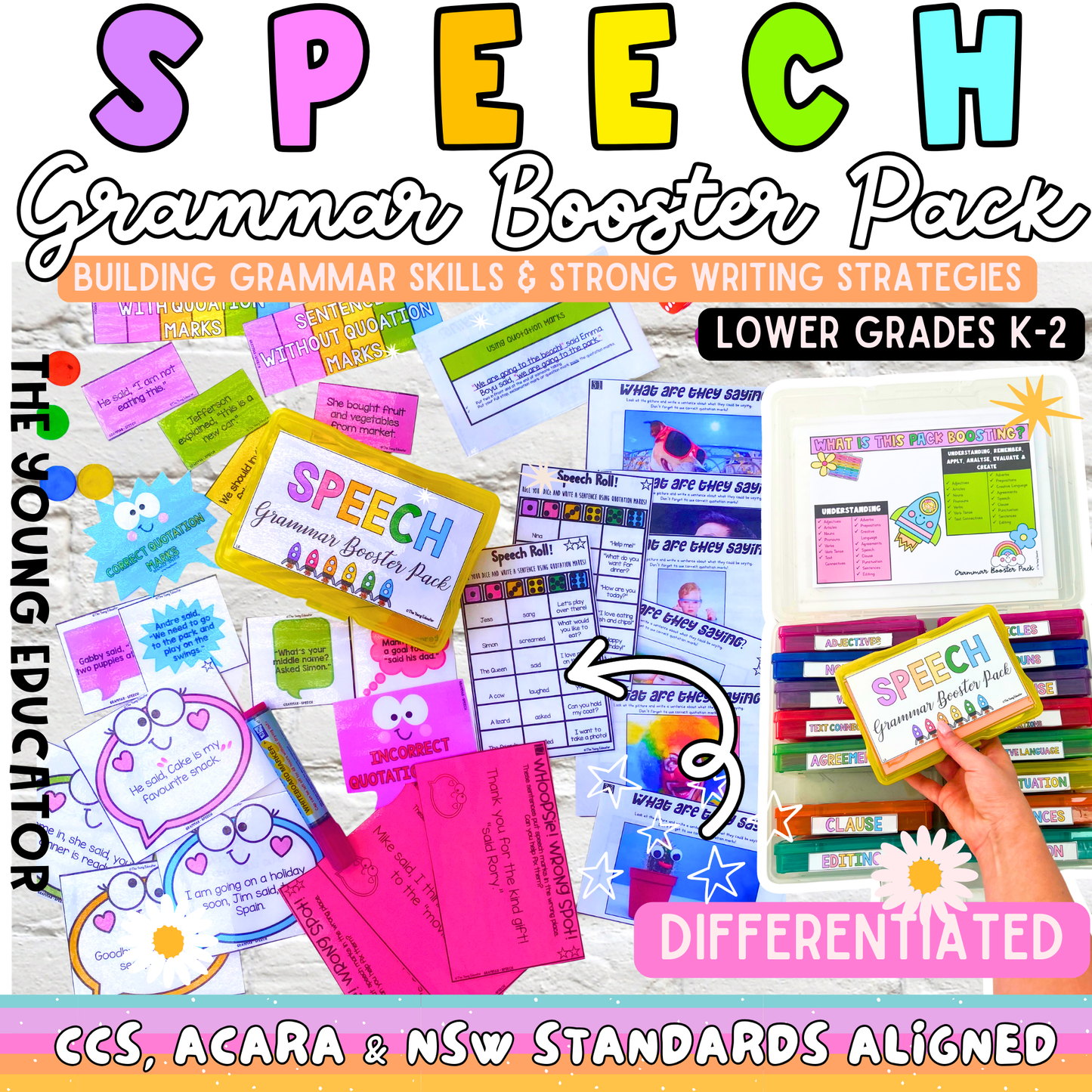 12. SPEECH LOWER GRADES GRAMMAR BOOSTER PACK