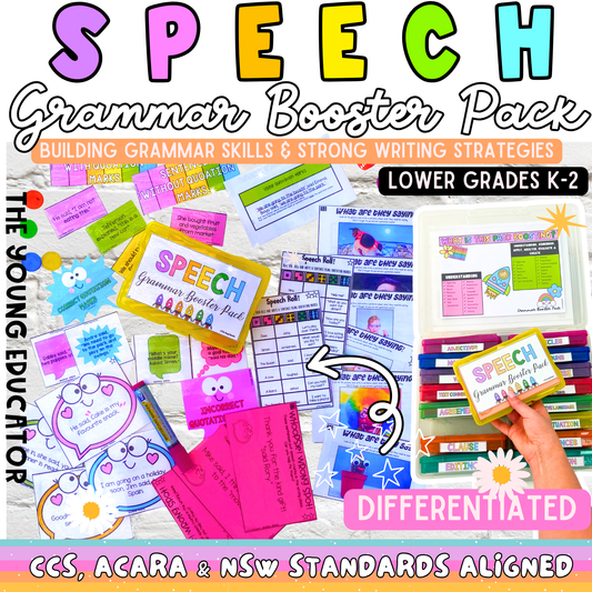 12. SPEECH LOWER GRADES GRAMMAR BOOSTER PACK