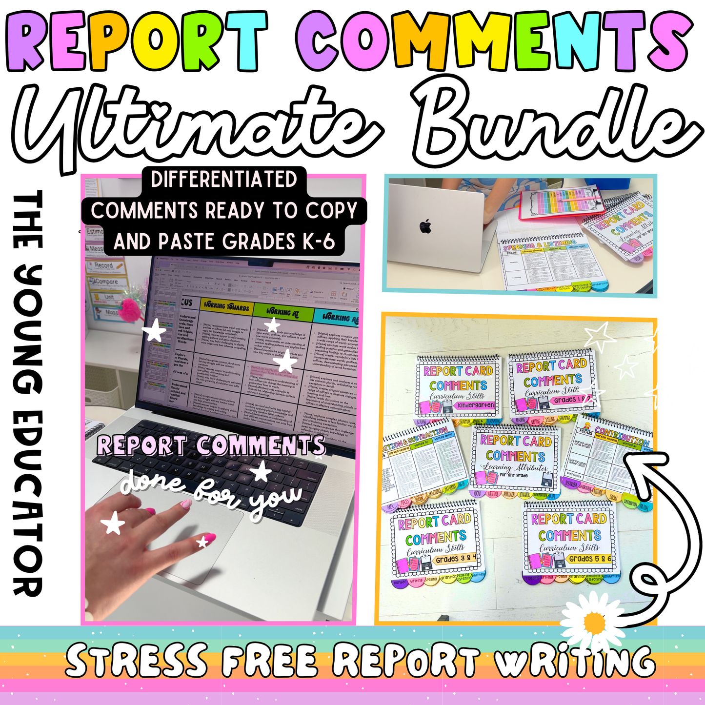 The Ultimate Report Comments Bank Bundle K-6 | Differentiated | Done for You | Curriculum Aligned