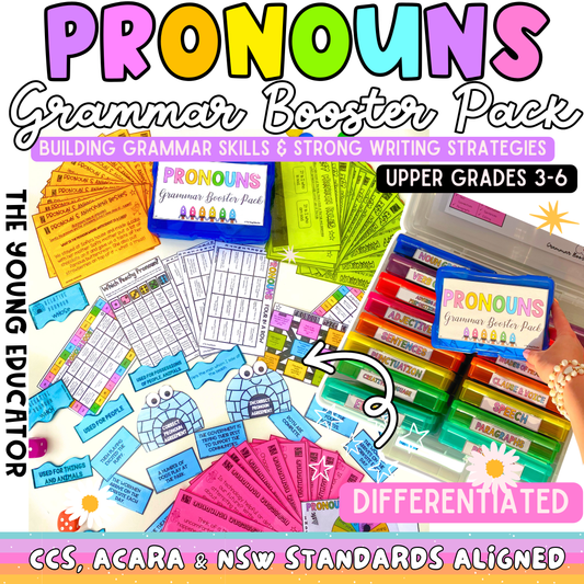 13. PRONOUNS UPPER GRADES GRAMMAR BOOSTER PACK