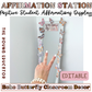 Affirmation Station | Positive Self-Talk Self-Love Mirror Display|Boho Butterfly