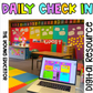 Daily Wellbeing and Attendance Check In *SEESAW*GOOGLE SLIDES*