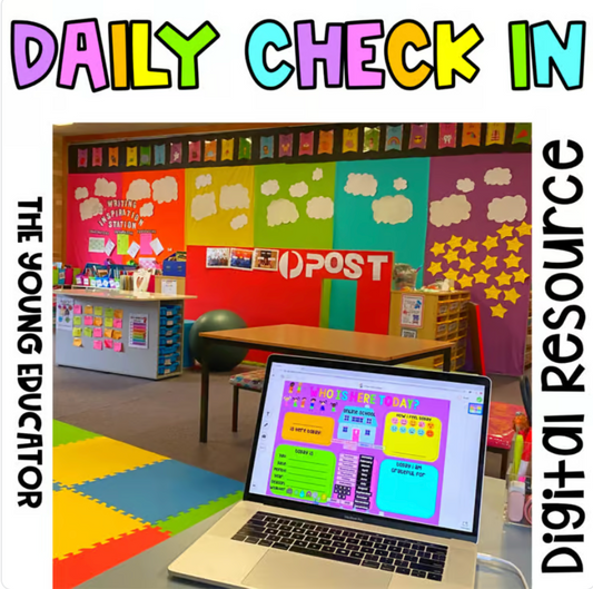 Daily Wellbeing and Attendance Check In *SEESAW*GOOGLE SLIDES*