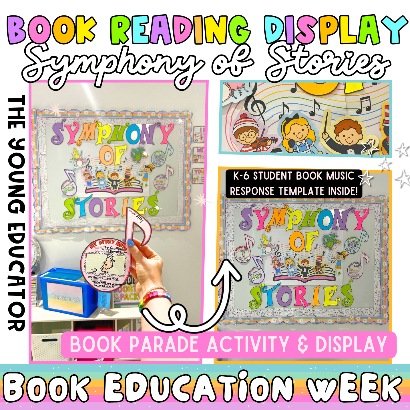 BOOK READING DISPLAY / BOOK WEEK / SYMPHONY OF STORIES! / Book Parade