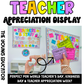 Staff appreciation and teacher appreciation bulletin boards for classroom and school-wide use.