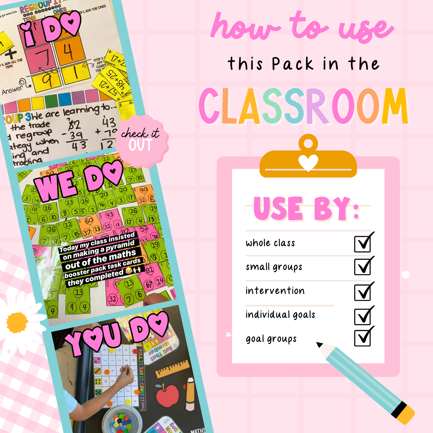 MATHS BOOSTER PACK - K-6 Differentiated Addition and Subtraction, Number Sense, Whole Number Strategies