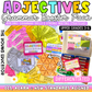 Adjectives Grammar Booster Pack with upper grades adjective activities for enhancing writing skills.