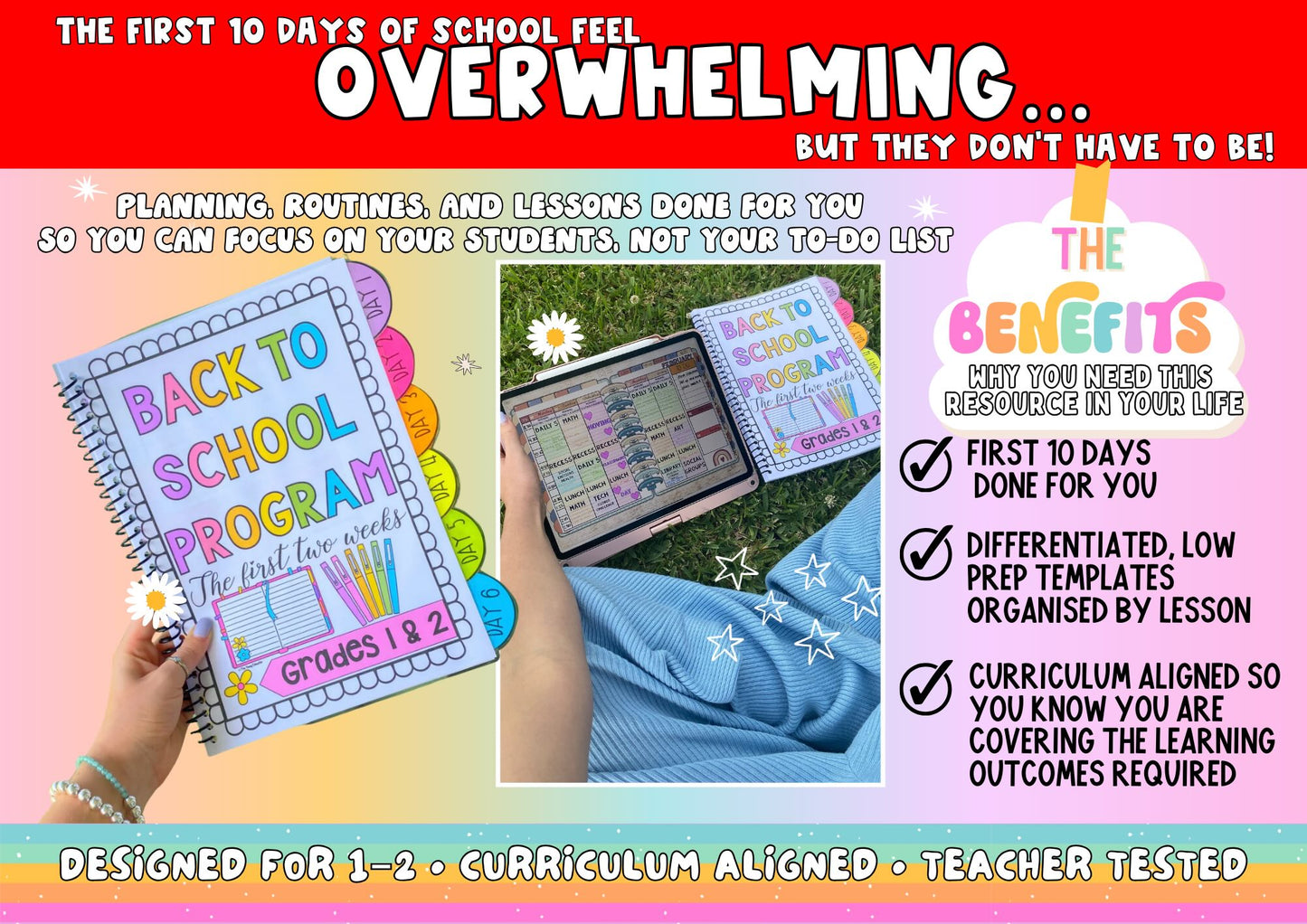 BACK TO SCHOOL Program - Grades 1 And 2 *First Ten Days*