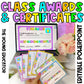 Fun and colorful Best Student Award Printables for classroom celebrations.
