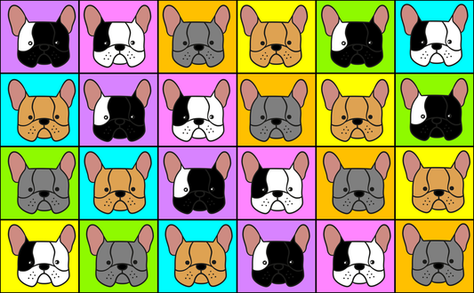 Bulldog Computer Background with an adorable and vibrant bulldog theme. 