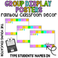 Classroom Group Posters for math, literacy, and general subject groupings.