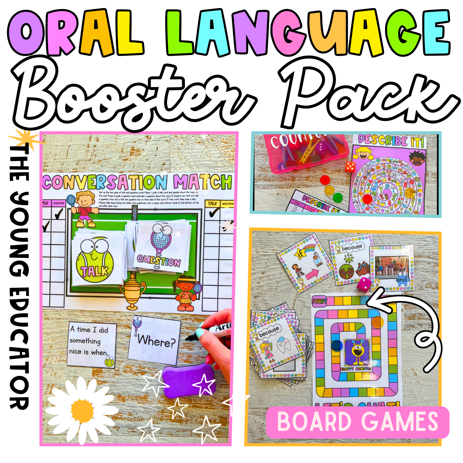 Interactive classroom oral language activities for 5th grade to enhance communication and listening skills.