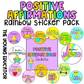 Colorful Sticker Set with rainbow-themed stickers for classroom and planner decor.