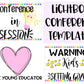 Free Conference Light Box Freebie to help teachers manage classroom meetings.