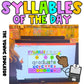 Daily phonics practice for students using syllable awareness activities to improve reading fluency.