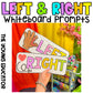 Directional awareness posters to help students learn left and right concepts.