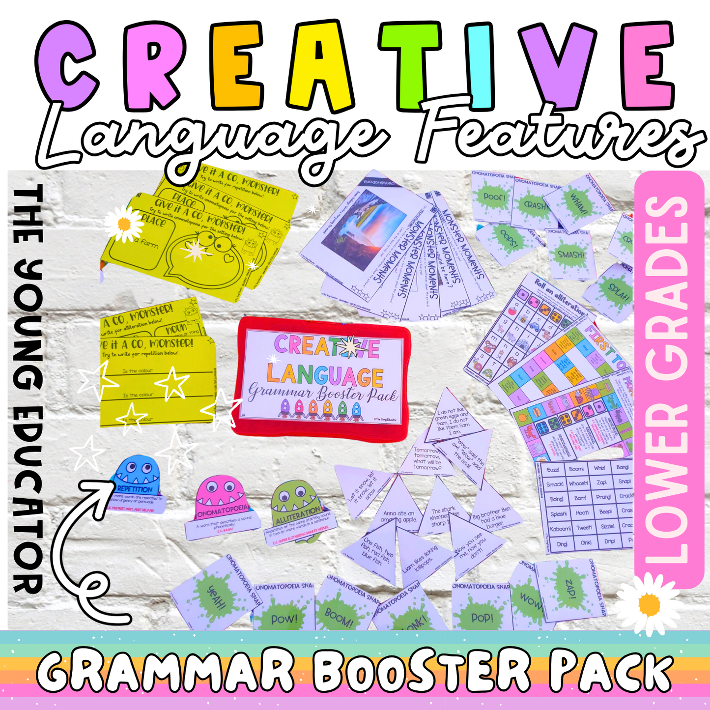 15. CREATIVE LANGUAGE LOWER GRADES GRAMMAR BOOSTER PACK