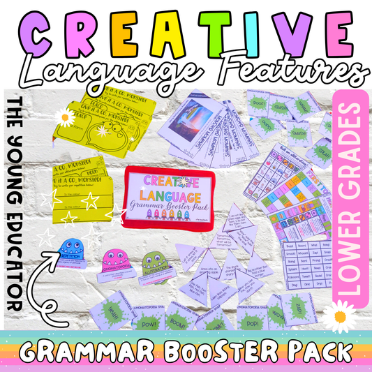 15. CREATIVE LANGUAGE LOWER GRADES GRAMMAR BOOSTER PACK