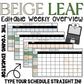 Printable editable term overview template – a curriculum organization template for teachers. Includes a 10-week term overview planning template in PPT formats.
