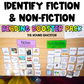 Identify Fiction and Non-Fiction Reading Strategy - READING BOOSTER PACK 6/12