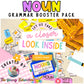 1. NOUNS LOWER GRADES GRAMMAR BOOSTER PACK *DIFFERENTIATED K-2*