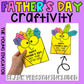 Fun Father's Day craft for kids to create personalized crayon gifts for their fathers and important male figures.