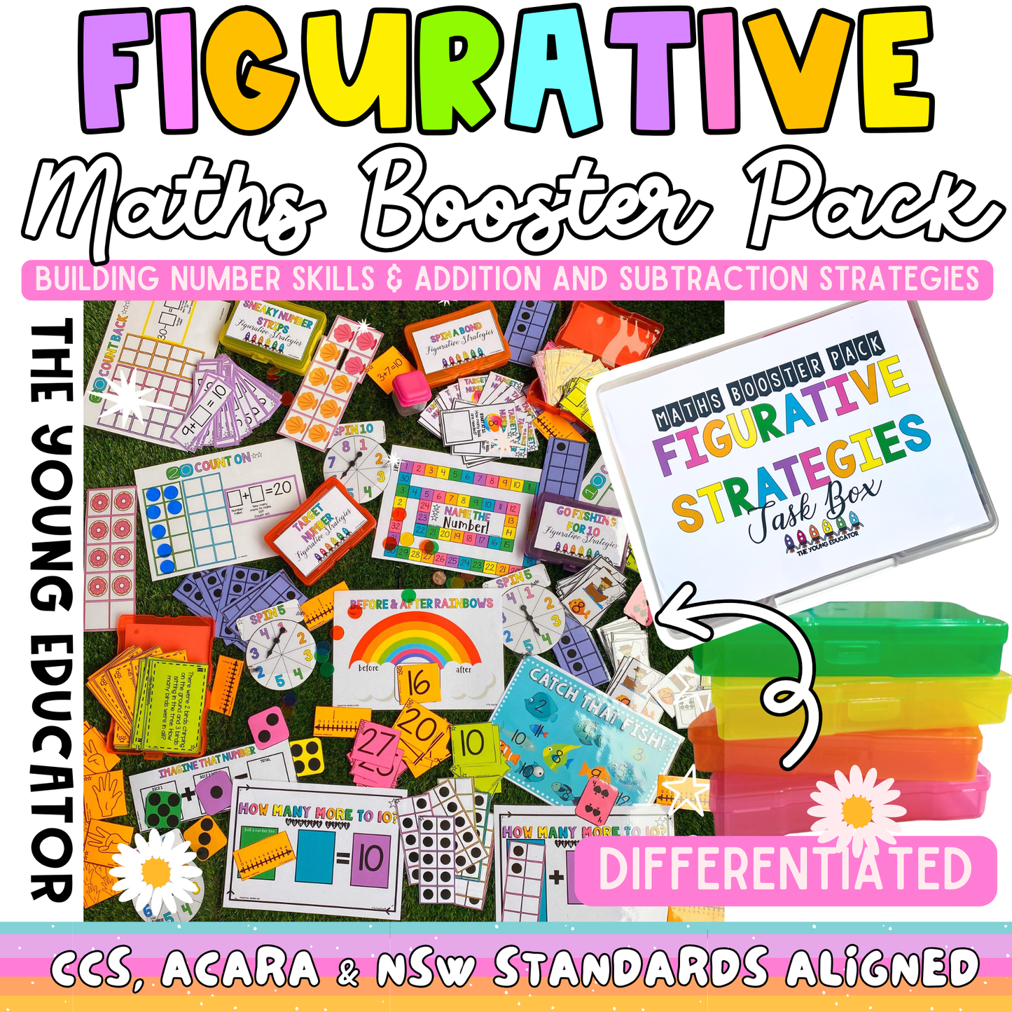 Printable figurative strategies math booster pack for hands-on learning in the classroom.