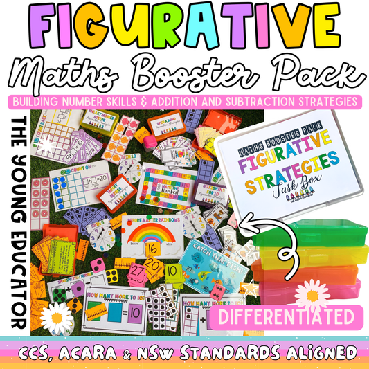 Printable figurative strategies math booster pack for hands-on learning in the classroom.